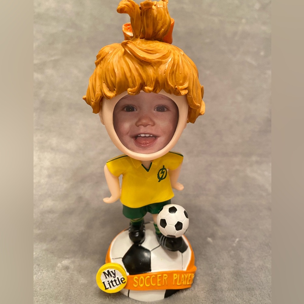 Soccer Foto Bobblehead (girl)